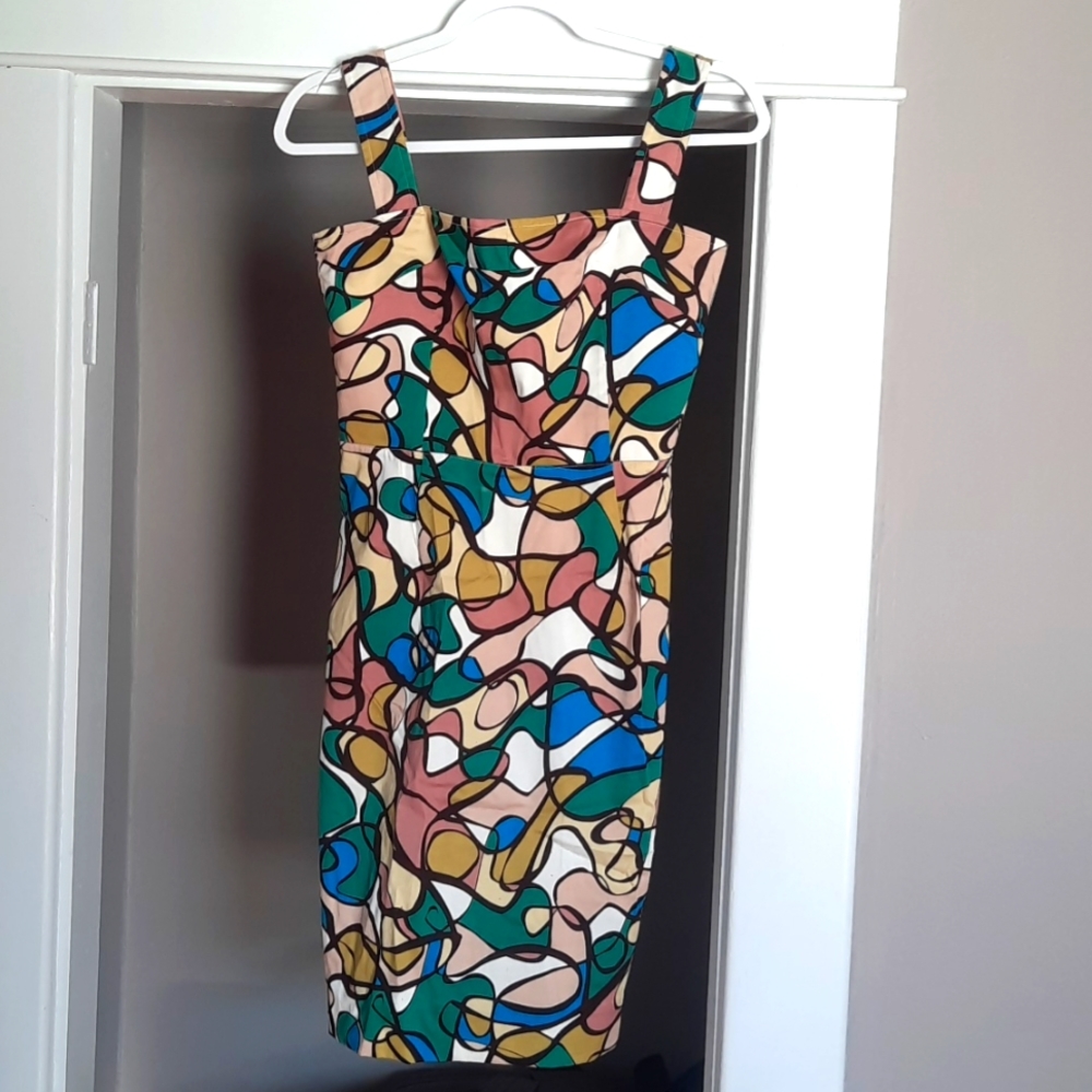 Huminska New York Boutique Cotton Print Sundress 2